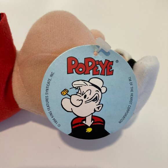 Vintage 1994 Popeye 13” Plush Doll Play by Play Stuffed Toy Sailor Man With Tag - Picture 6 of 13